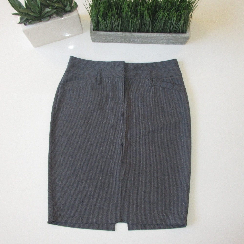 Papaya Pencil Skirt Gray Size Small